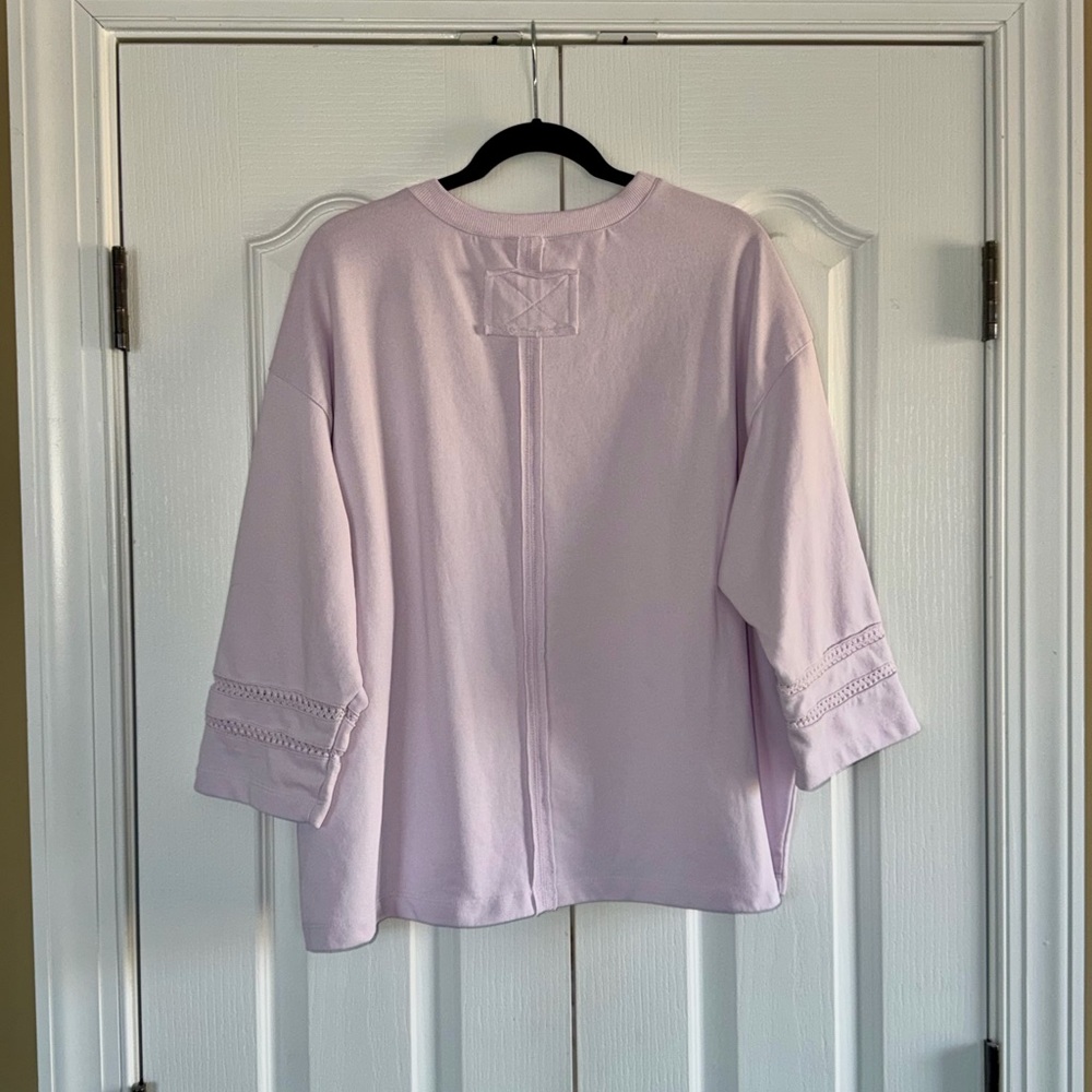 Easel Lavender Women's Shirt with Stitch Detailing - Picture 2 of 4